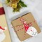 Wrapables 100pcs Decorative Santa Claus Tag Labels with Bakers Twine for Gift Labelling